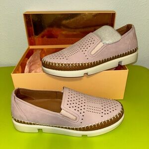 Elegant Mauve Slip-On Loafers